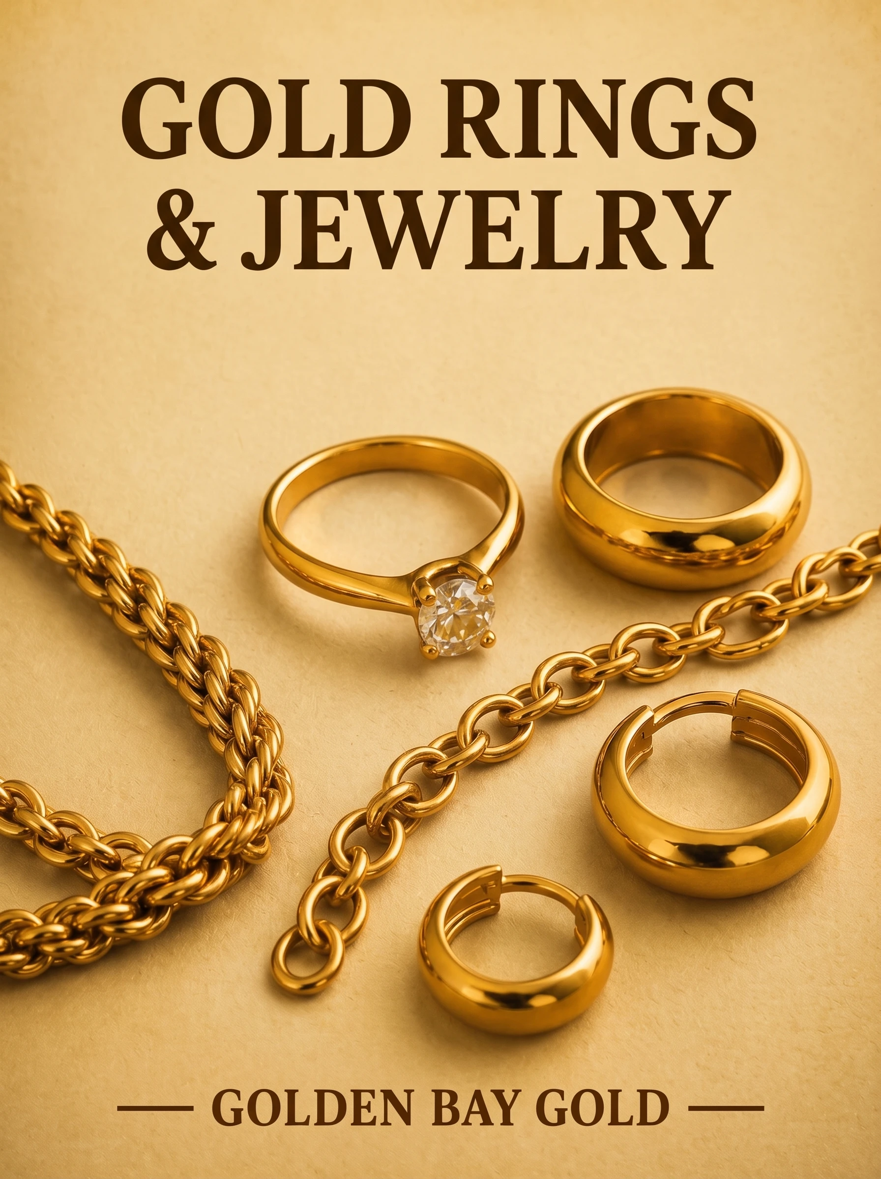 Gold Rings and Jewelry at Golden Bay Gold