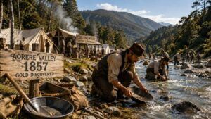 Major Gold Discovery in the Aorere Valley (1857)